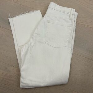 Mango white jeans